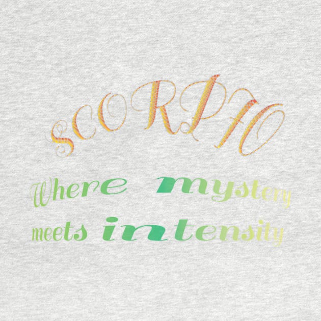 SCORPIO: WHERE MYSTERY MEETS INTENSITY by OssiesArt